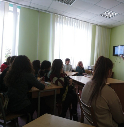 Meeting of the section of the student scientific society "English club"
