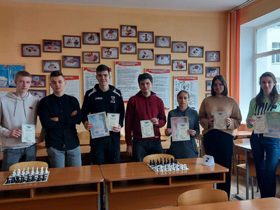 Вітаємо переможців ХХХ обласних спортивних ігор з шахів серед студентів закладів фахової передвищої освіти Волині!