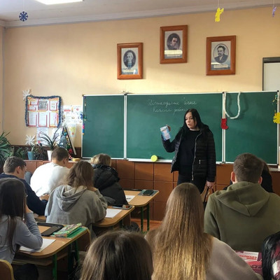 Профорієнтаційна зустріч з учнями 9 та 11 класів Острожецького ліцею імені Ігоря Єремеєва
